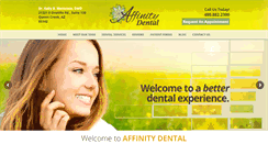 Desktop Screenshot of affinitydentalaz.com